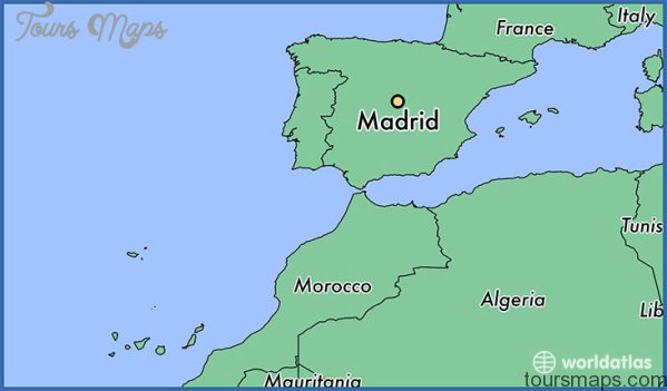 madrid spain map 1 Madrid Spain Map