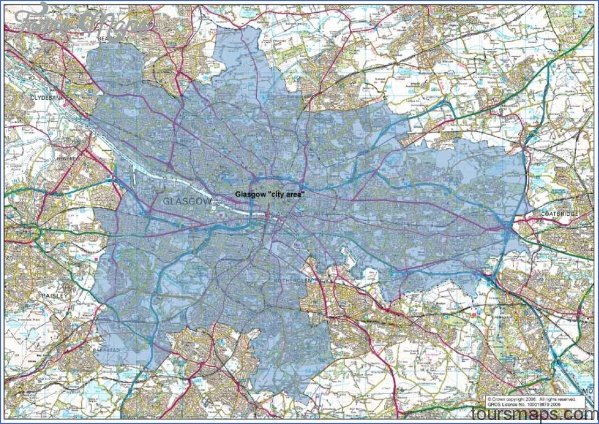 map of glasgow and surrounding areas 1 Map Of Glasgow And Surrounding Areas