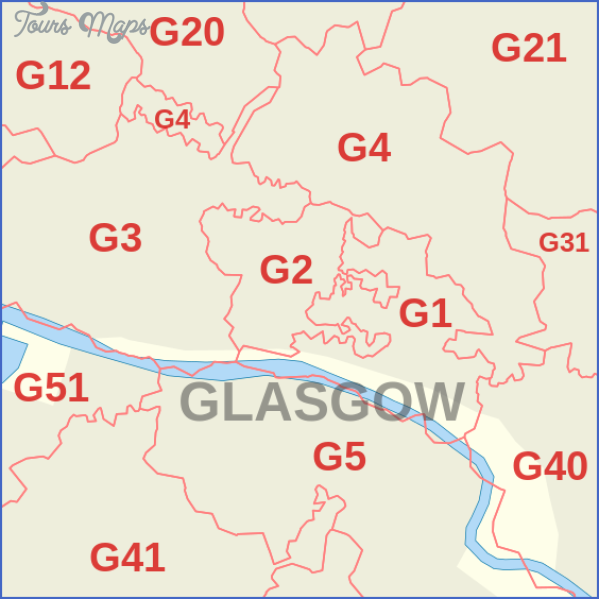 map of glasgow area 7 Map Of Glasgow Area
