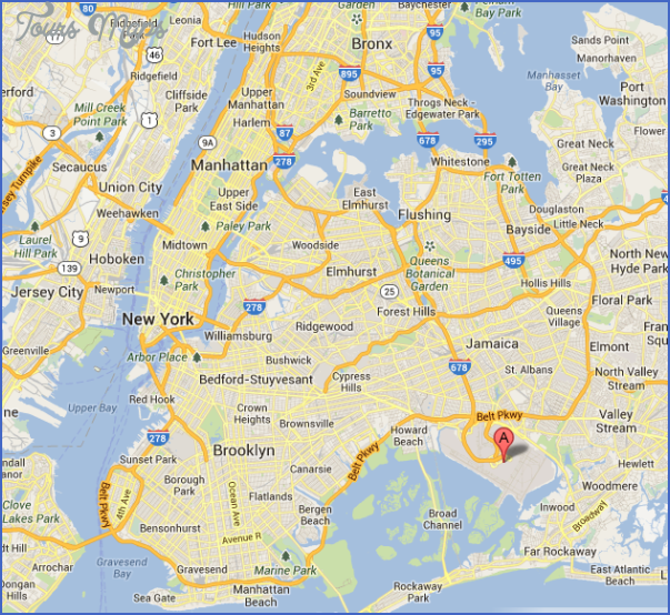new york map airports  11 New York Map Airports