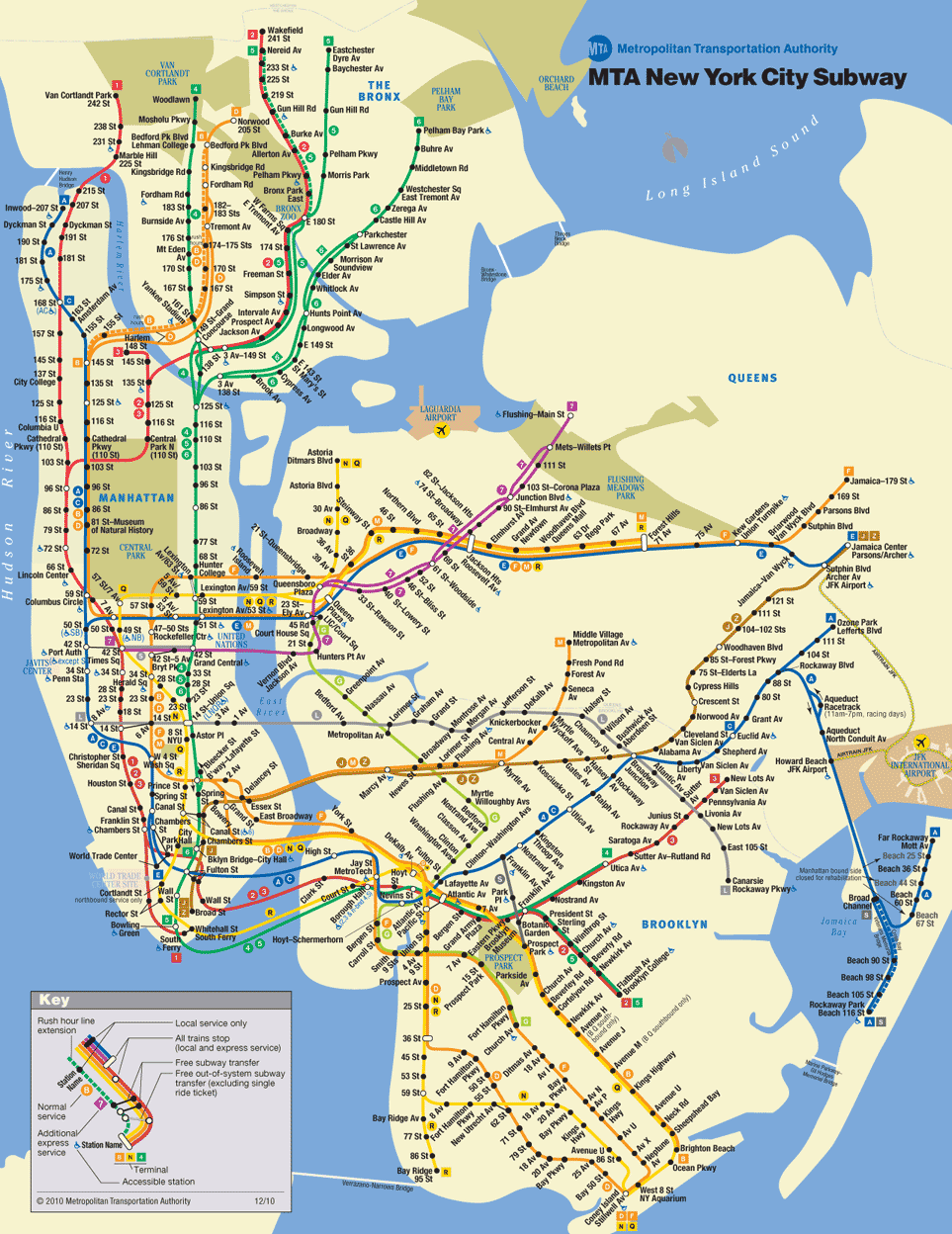 New York Metro Map ToursMaps