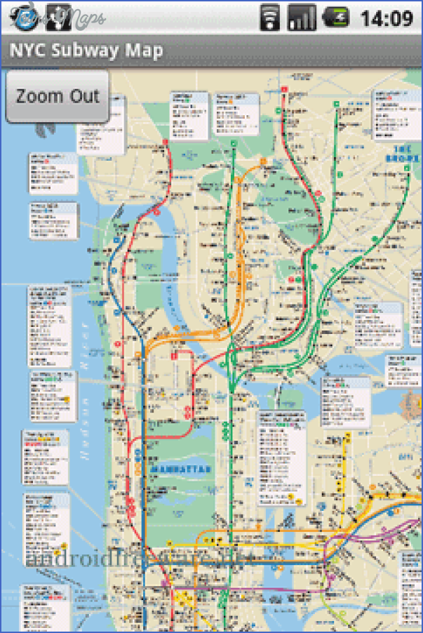 nyc subway map android 2 New York Map Download