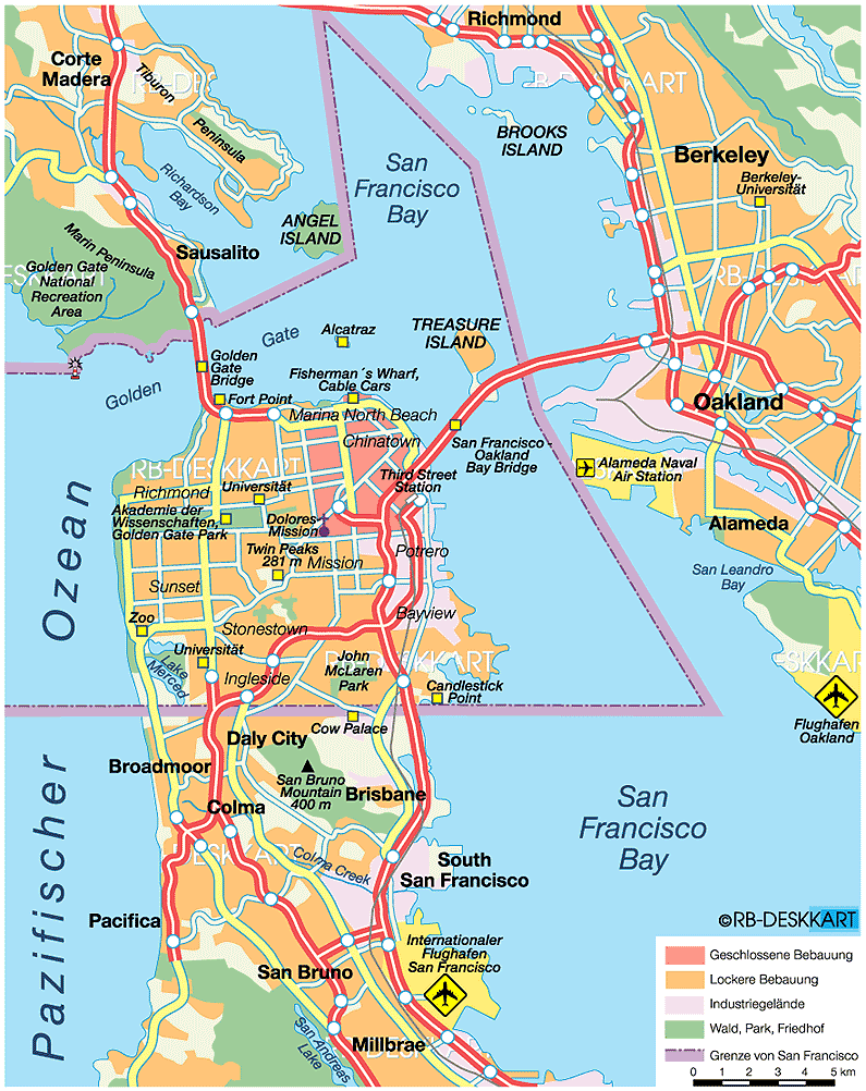 san francisco golden gate map 2 San Francisco Golden Gate Map