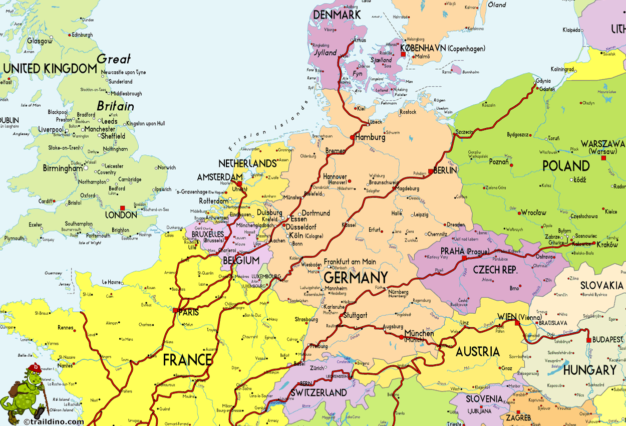 santiago de compostela map of europe  14 Santiago de Compostela Map Of Europe