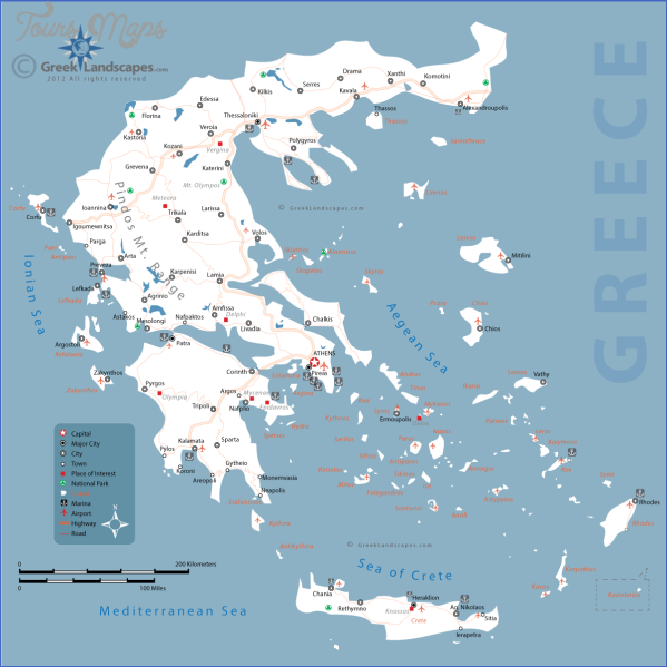 santorini administrative map  8 Santorini Administrative Map
