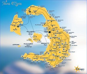 santorini distances toursmaps