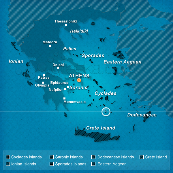 santorini map with cities  8 Santorini Map With Cities
