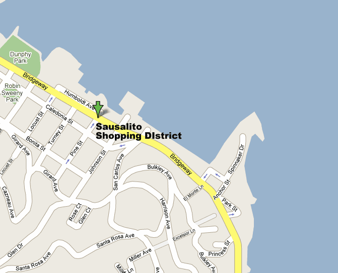 sausalito map san francisco 6 SAUSALITO MAP SAN FRANCISCO