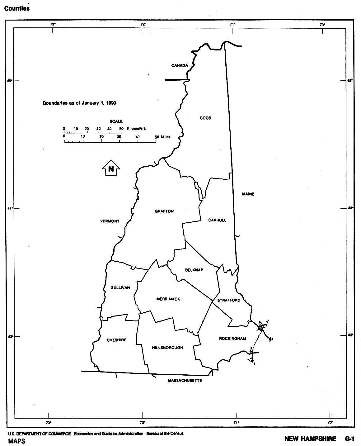 new hampshire map 0 New Hampshire Map