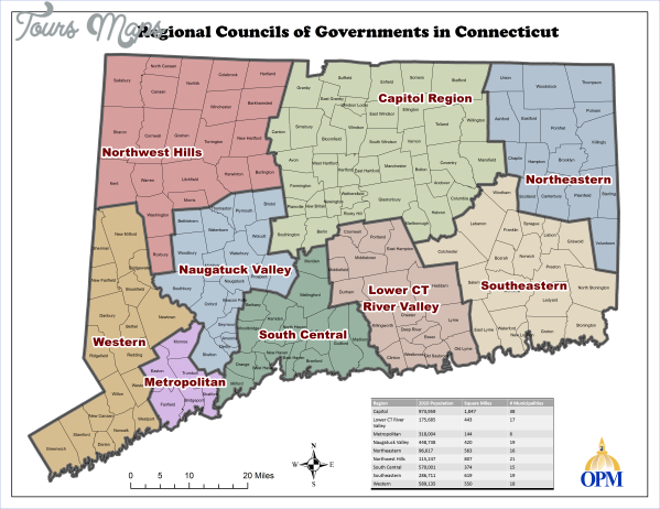 northeast connecticut map 1 Northeast  Connecticut Map