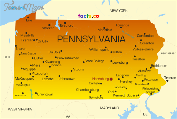 pennsylvania map 7 Pennsylvania Map