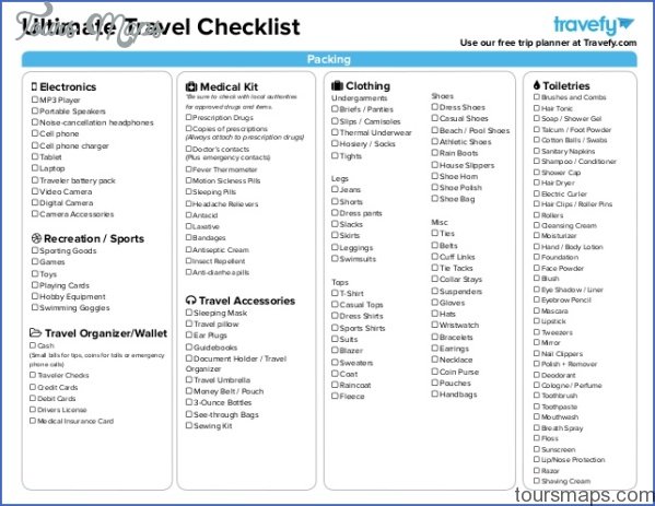 ultimate travel checklist 0 ULTIMATE TRAVEL CHECKLIST