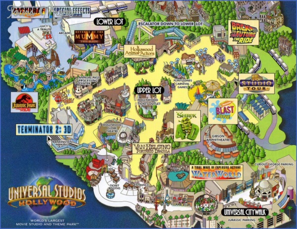 Universal Hollywood Studios Map 5 