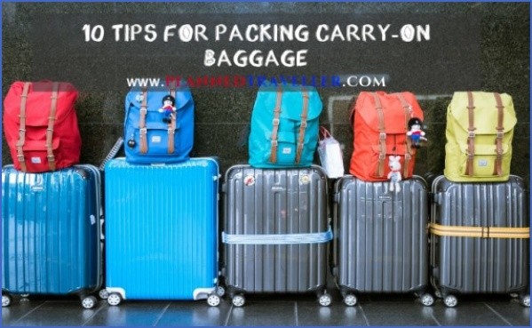 carry on baggage 570x350 WEEKEND CARRY ON Travel Packing Guide