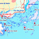 halong beach map 150x150 Map of Halong Bay Vietnam