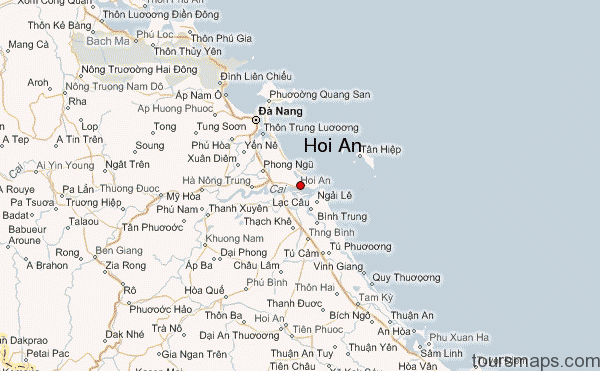 hoi an 10 Map of Hoi An Vietnam