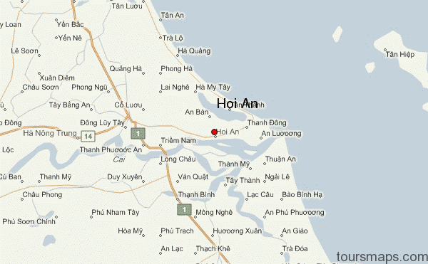 hoi an 12 Map of Hoi An Vietnam