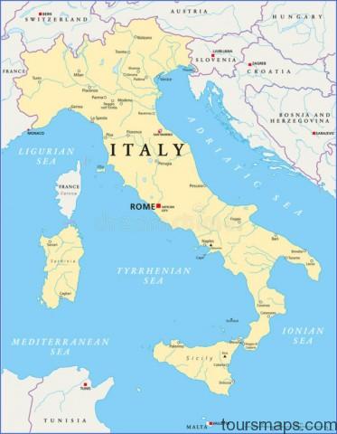 italy map hand drawn capital rome vatican san marino national borders most important cities rivers lakes 32590465 Map of Rome Italy
