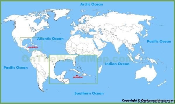 jamaica location map Jamaica Map