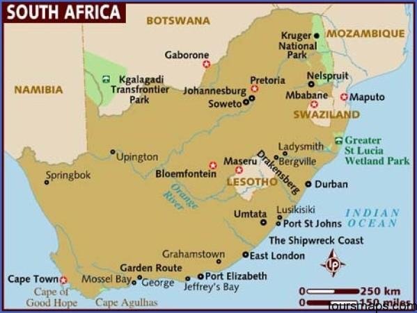 map of south africa Map of South Africa