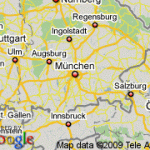 munich germany 150x150 Map of Munich Germany