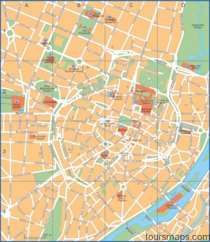 munich street map Map of Munich Germany