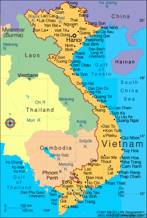 mvietnam Map of Hoi An Vietnam