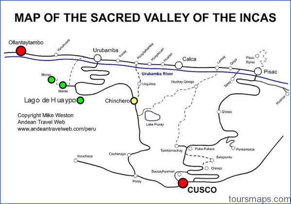 peru 0485 sacred valley map l Map of Maras Peru