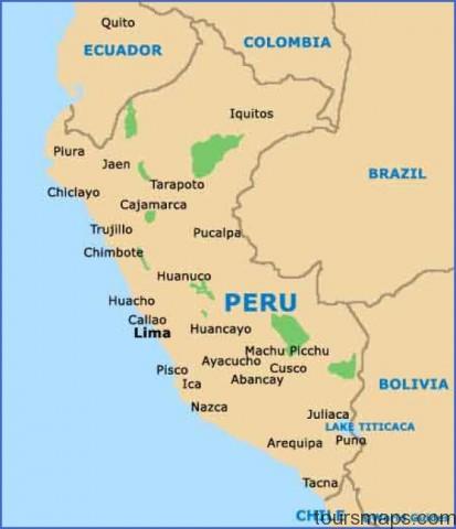 peru map Map of Cusco Peru