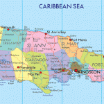 political map of jamaica 150x150 Jamaica Map