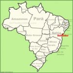 salvador location on the brazil map 150x150 Map of Salvador Brazil