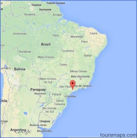 sao paulo on map of brazil Sao Paulo Brazil Map
