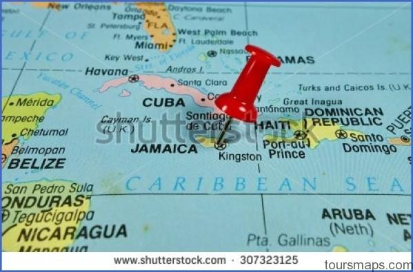 stock photo pushpin marking on jamaica map 307323125 Jamaica Map