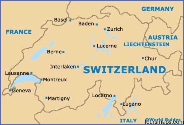 switzerland country map Map of SWITZERLAND Geneva