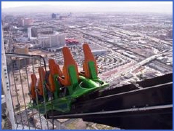 extreme thrill rides in las vegas 900ft high stratosphere zipline 9 EXTREME THRILL RIDES IN LAS VEGAS 900FT HIGH   Stratosphere Zipline