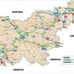 large map of international corridors highways and local roads of slovenia 150x150 Map of Slovenia