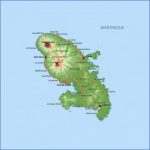 large detailed road and physical map of martinique 150x150 Map of MARTINIQUE