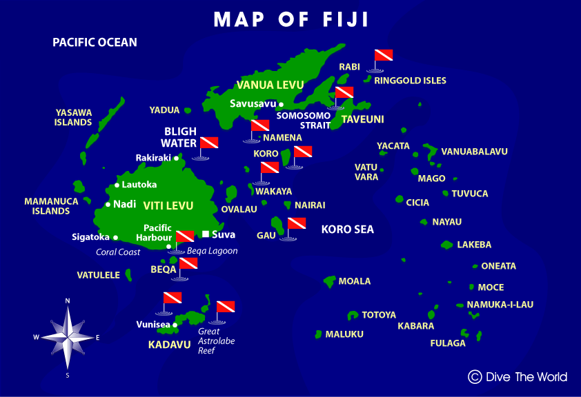 map fiji Fiji Map