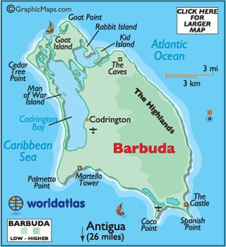 map of antigua 12 Map of Antigua