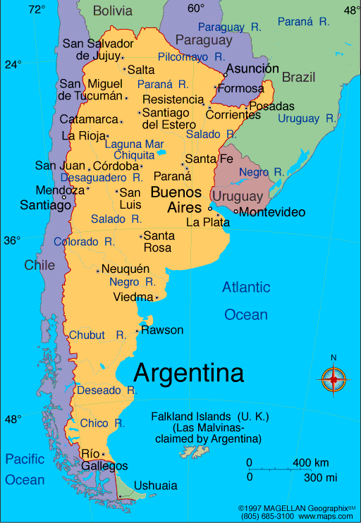 map of argentina 12 Map of Argentina