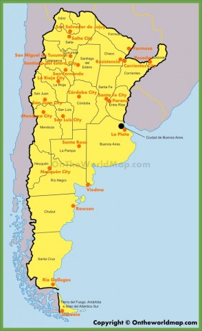 map of argentina 3 Map of Argentina