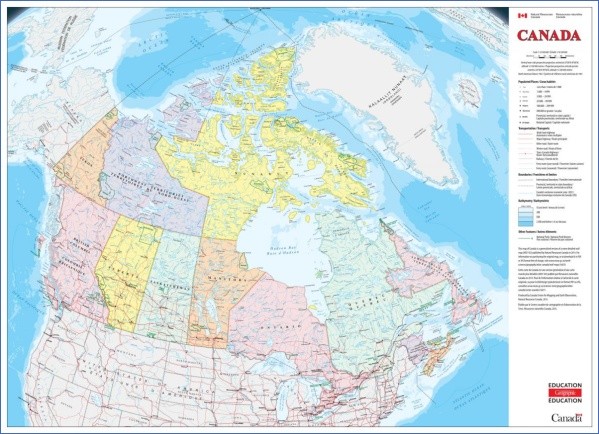 map of canada 2 Map of Canada
