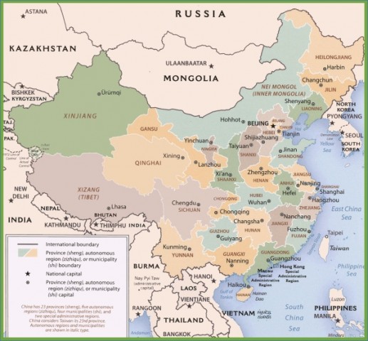 map of china 13 Map of China