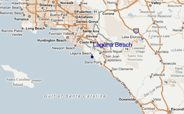 map of laguna beach 7 Map of LAGUNA BEACH