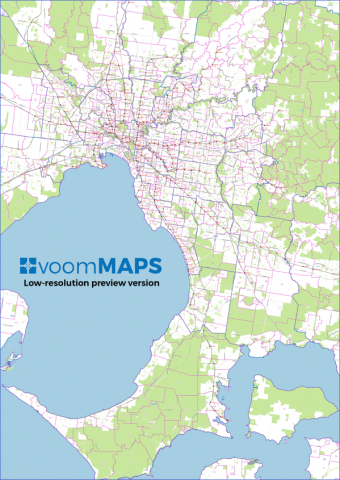 melb preview Map of Melbourne