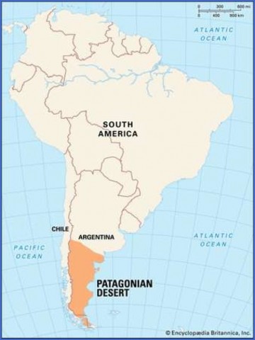 Patagonia Map - ToursMaps.com