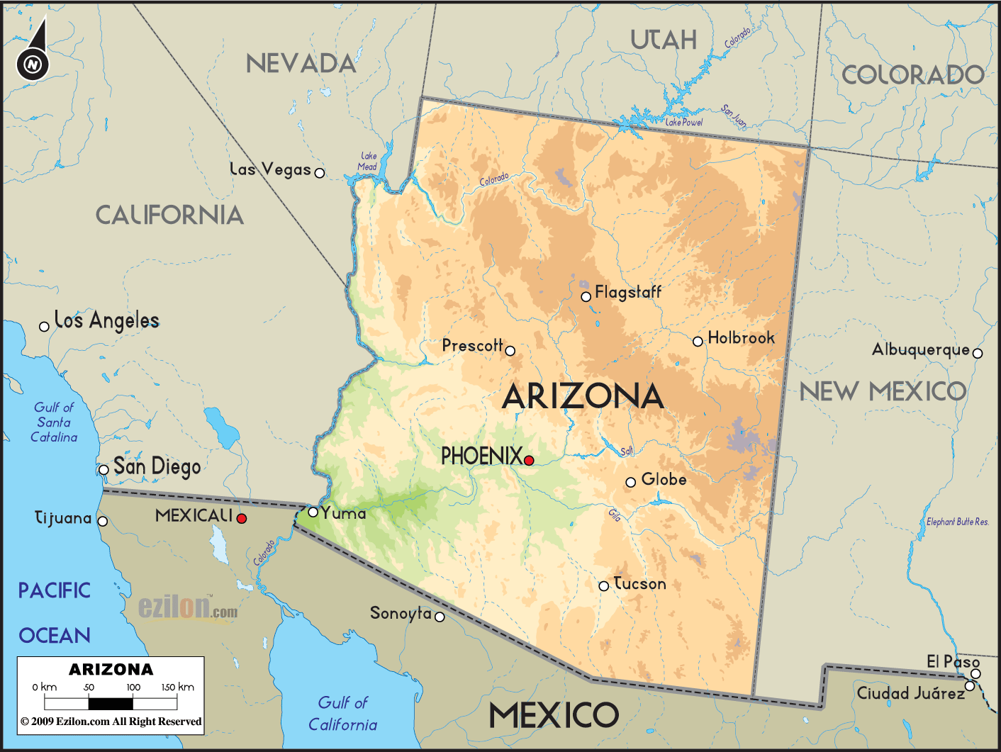 arizona map 0 Arizona Map