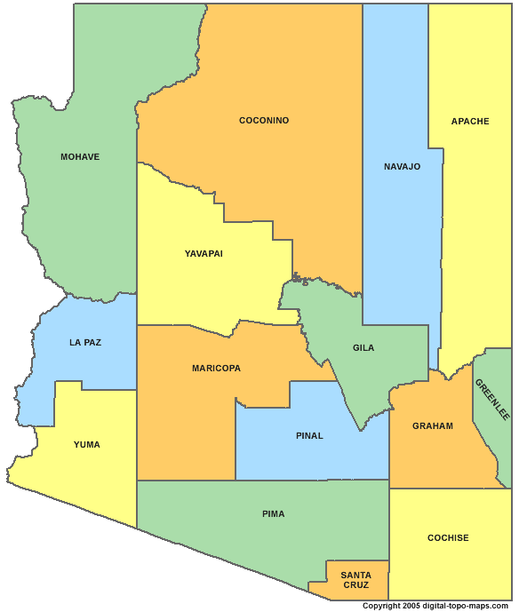 arizona map 3 Arizona Map