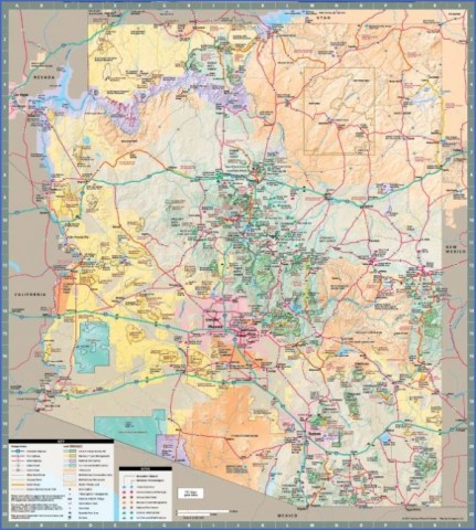 arizona map 6 Arizona Map