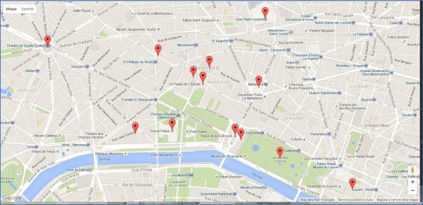 google maps paris france 1 Google Maps Paris France